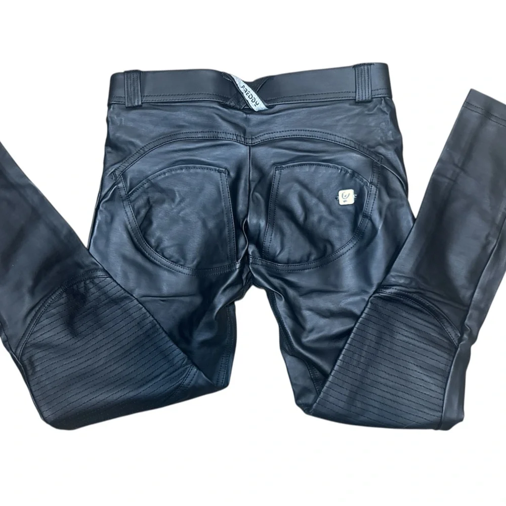 Freddy Leather like Pants, Black XS - Picture 1 of 5